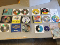 old SOFTWARE - Computer PROGRAMS -and Games for Windows cd-rom