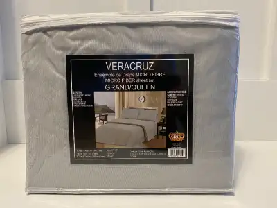 New Queen Micro Fiber Sheet Set in Package, View more