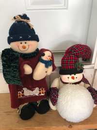 Snowman Holiday Christmas Plush stuffed