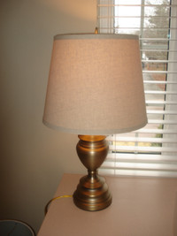 Brass Colored Lamp