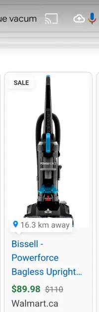 Beisel blue vacuum 75$ like new !!