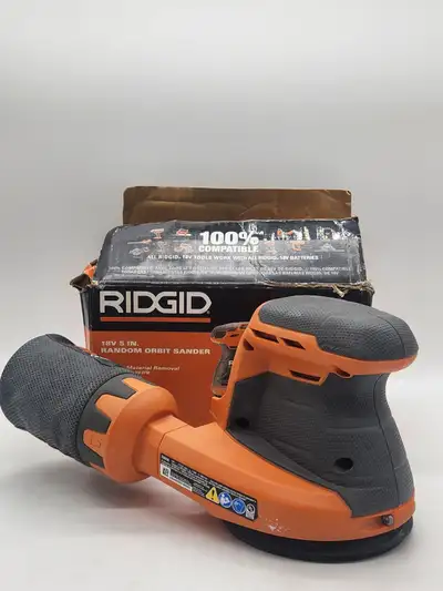 RIDGID 18V Cordless 5-inch Random Orbit Sander (Tool Only), View more