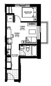 [Price drop] Sublet for fully furnished unit near UW