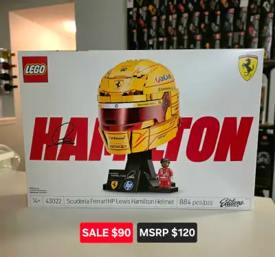 Lego Scuderia Ferrari HP Lewis Hamilton Helmet [SALE], View more