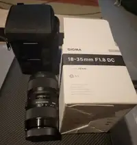 SIGMA camera lens 18-35mm 