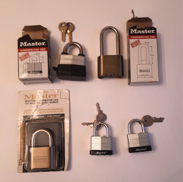 5 Padlocks for Sale in Fishing, Camping & Outdoors in North Bay