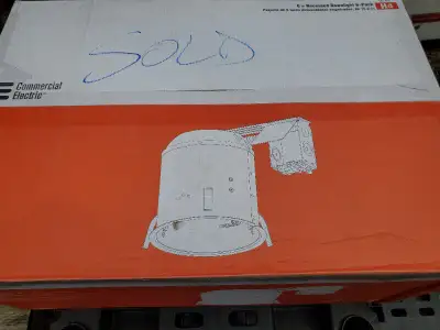 6" Recessed Downlight New 6-Pack H4 Made By Commercial Electric, View more