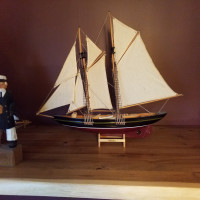 Collection of Reproductive ships/ Bluenose and Tall ships