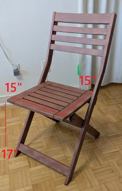 Natural Wood Folding Chairs,Strong,Camping,Garden,Balcony Outdoo, View more
