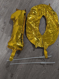 Gold Balloons (Ten - #1 and #0)