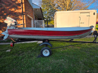 Sterling 12' Aluminum Boat 1207 and Trailer 