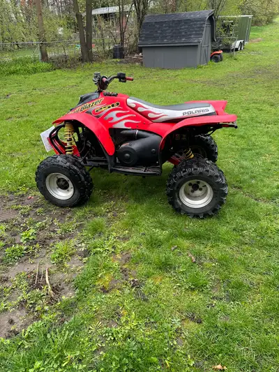 Polaris Trail Blazer 250 2 stroke Automatic w reverse 2wd New brakes New tie rods front end tight Ne...