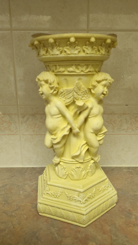 Cherub pedestal for pillar candle or as a pedestal in Home Décor & Accents in Strathcona County