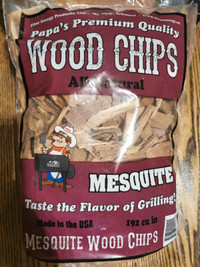 Smoking BBQ wood chips