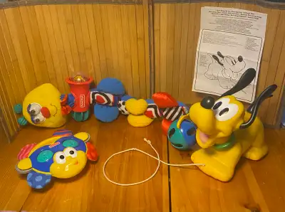 Vintage Fisher-Price & Disney Baby Toy Bundle (1990s), View more