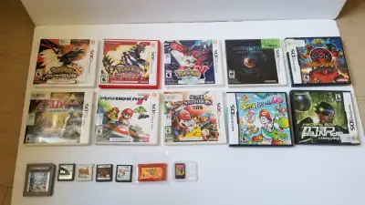 Super Smash Bros For Nintendo 3DS $20 Yoshi's Island DS Nintendo DS $35 Speedball 2 GameBoy $25 Chao...