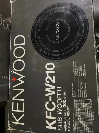 Kenwood KFC-W210 Subwoofer, View more