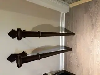 2 Dark Brown Metal Wall Sconces$75 in Home Décor & Accents in Ottawa - Image 6