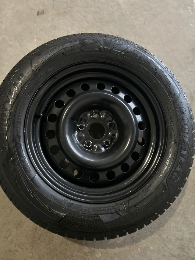 17" Winter with Steel Rims - One Season Old - with Invoice in Tires & Rims in Markham / York Region