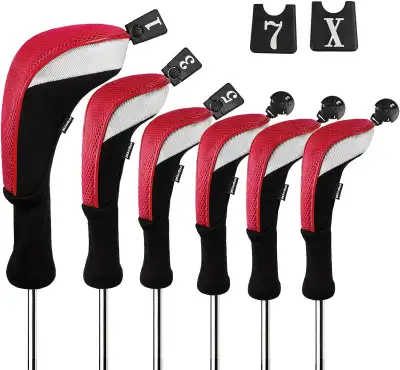 Long Neck Golf Club Head Covers Set, by Andux, View more