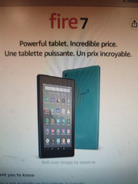 Amazon fire 7 tablet (barely used in extremely great condition))
