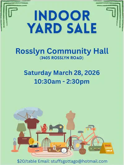 Indoor Yard Sale - March 28, View more