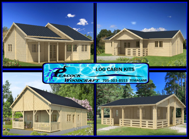 ON SALE Bunkie Cabin Cottage Log House kit Specials in Other in North Bay - Image 2
