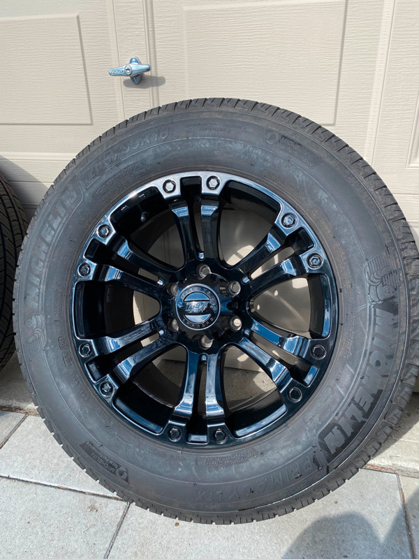 Black DAI Mags with All Season Michelin Tires in Tires & Rims in Ottawa - Image 2