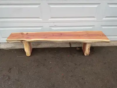 Rustic 3” Red Cedar Bench $400, View more