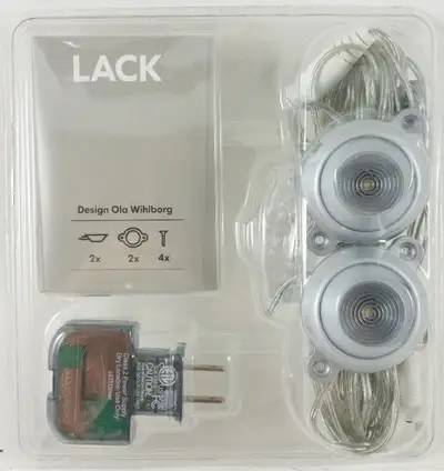 Ikea Lack wall shelf and cabinet LED light kit 19972 new!, View more
