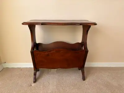 Side Table with Holder, View more