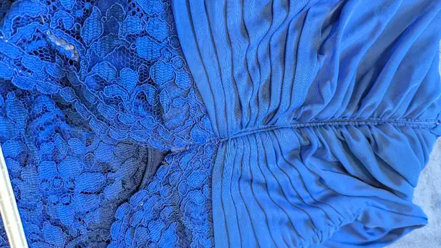 David's Bridal Royal Blue Formal Dress in Women's - Dresses & Skirts in Calgary - Image 3