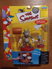 Itchy and Scratchy Simpsons World of Springfield Figure MOC