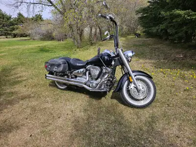 Great and fun bike to ride , brand new front tire , new battery last year , Vance and Hines pipes ,...