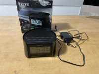iHome wireless Bluetooth Speaker and Clock Radio 