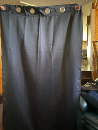 2 Curtain panels: 62 inches long by 40 inches wide each 