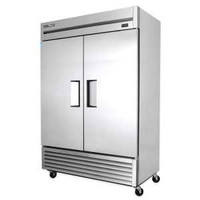 True 2 door reach in stainless steel freezer. 54 inch 