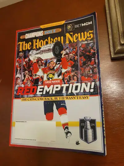 THE HOCKEY NEWS MAGAZINE FLORIDA PANTHERS 2024 CHAMPIONS, View more