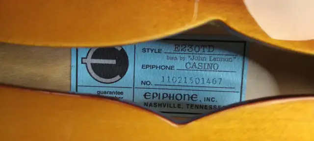 Epiphone John Lennon Casino (2011) – Gibson USA P90s in Guitars in Edmonton - Image 6