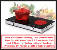 (NEW) Radiant Induction 24” Cooktop 120V 2400W (VBGK TT45)