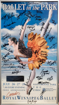 Framed 2000 Ballet in the Park Poster