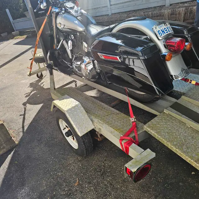 Aluma-Trail Aluminum Motorcycle Trailer  in Cargo & Utility Trailers in City of Toronto - Image 3