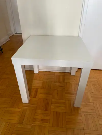 White IKEA Lack Side Table, View more