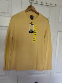 New women GAP yellow blouse size small 
