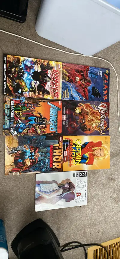 Collection of Marvel and DC Graphic Novels, View more