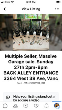 Massive, Multiple Seller Sale- Sunday 27th - 2pm-8pm BACK ALLEY