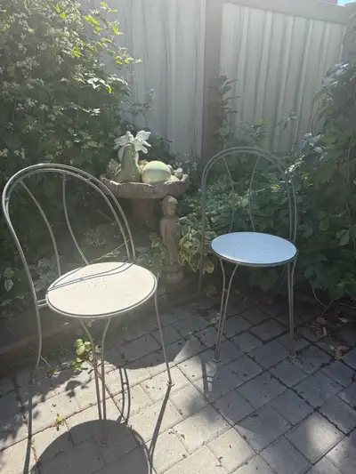 Vintage Polish Pair , French Style Chairs  (Made In Poland)Stack, View more