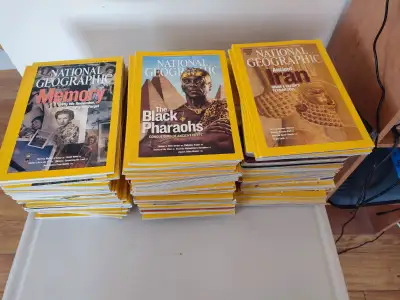 NATIONAL GEOGRAPHY MAGAZINES, View more