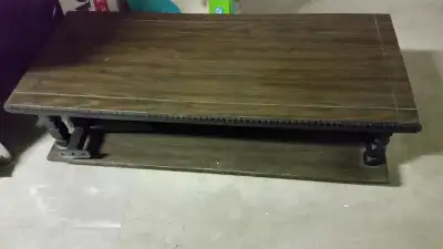 Wooden coffee table, View more
