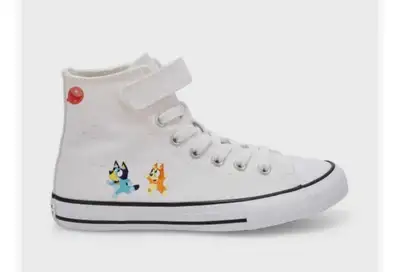 New with box Bluey comes to the classic Chuck Taylor All Star Converse line. The design pairs graphi...